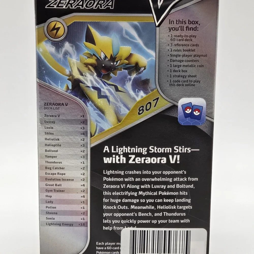 Pokemon‎ TCG V Battle Deck Zeraora- New